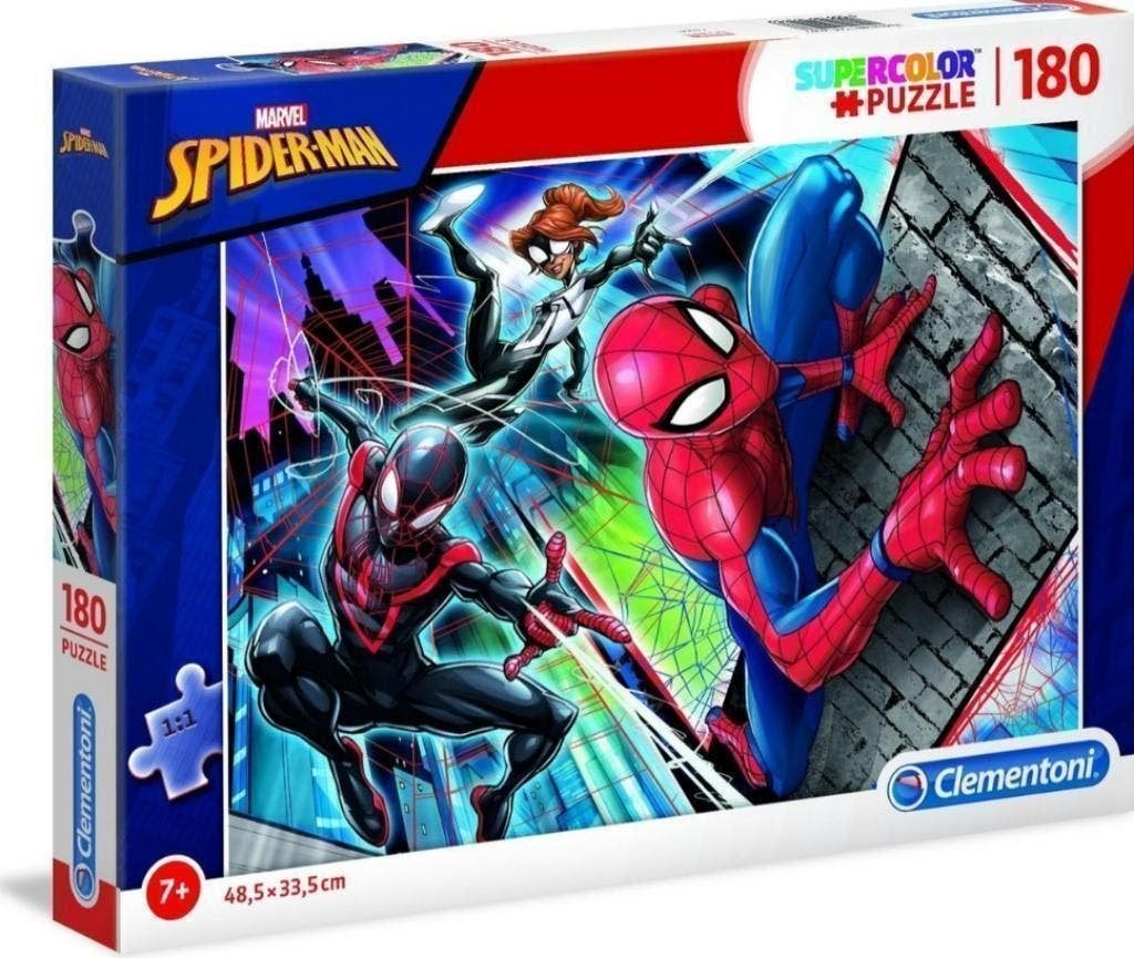Spiderman Puzzel - 180 stukjes - Clementoni Legpuzzel, Nieuw, Nvt, Nvt, Nvt