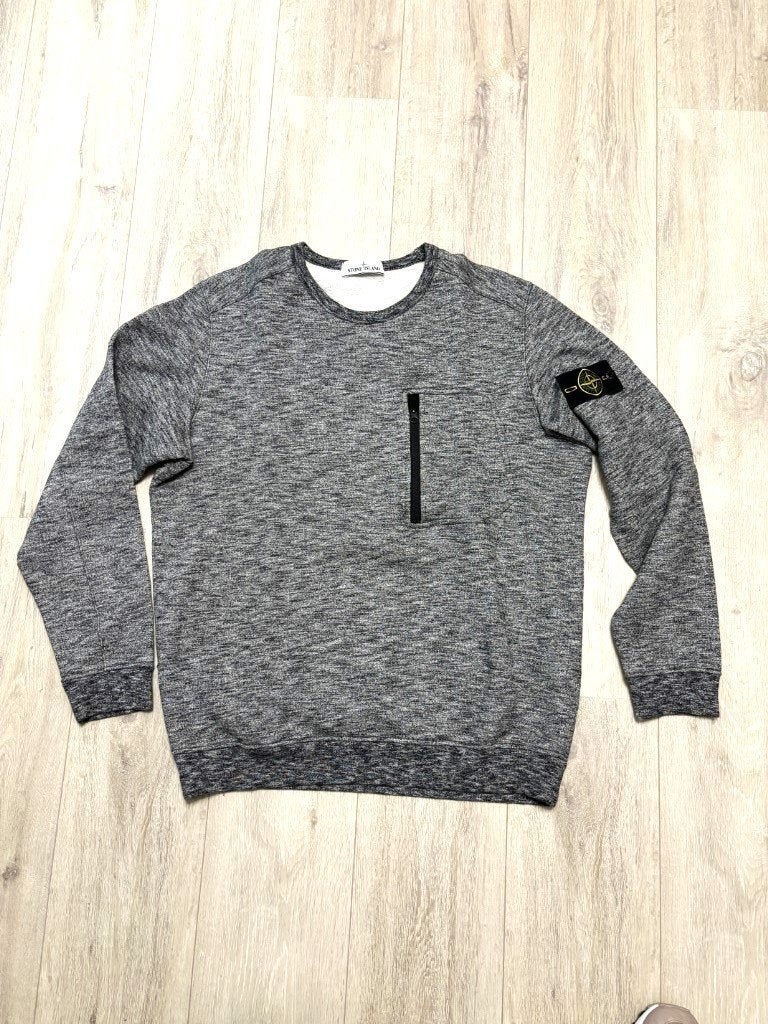 Stone Island Chest Pocket Melange Sweatshirt Extra Large, -, -, Ophalen of Verzenden, -