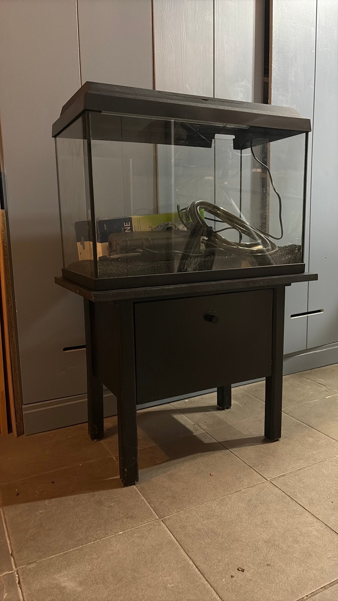 Aquarium Juwel 70L, pomp, verwarming, klepkastje+ goudvissen, Dieren en Toebehoren, Vissen | Aquaria en Toebehoren, Ophalen, Gebruikt