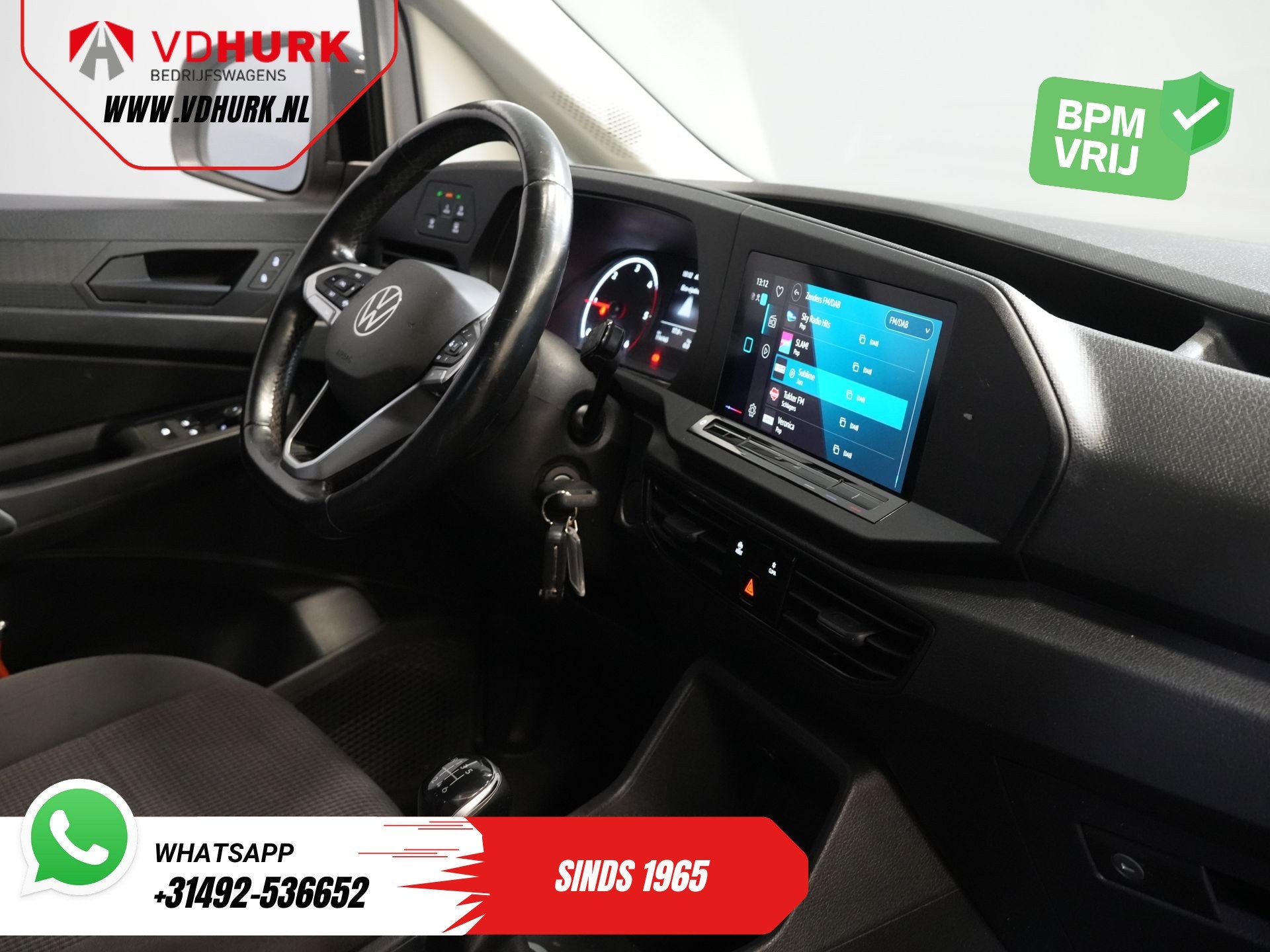 Volkswagen Caddy Cargo 2.0 TDI Dealer Onderhouden/ Carplay/, Auto's, Voorwielaandrijving, Dealer onderhouden, Stof, Gebruikt
