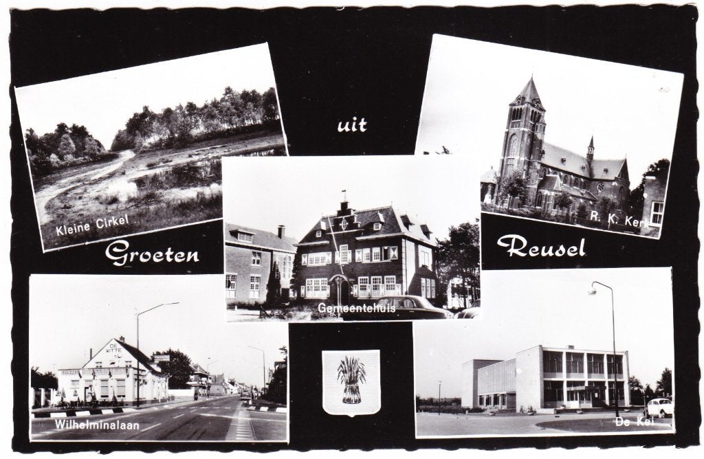 Groeten uit Reusel - 5 luik, Verzenden, 1960 tot 1980, Ongelopen, Noord-Brabant
