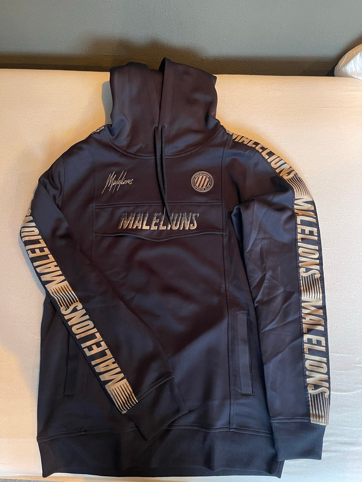 Malelions Sport Trainingspak - Maat L, Maat 52/54 (L), Zwart, Ophalen of Verzenden, Zo goed als nieuw