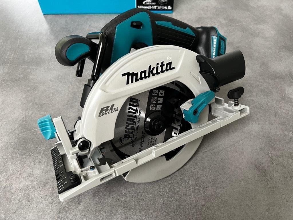 MAKITA DHS680ZJ 18V ACCU CIRKELZAAG 165mm LXT BL INVALZAAG, 25 tot 50 mm, Eiken, Nieuw, Ophalen of Verzenden