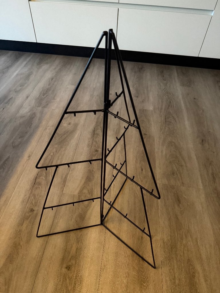 Kerstboom Metaal Frame Medium 85 cm. hoog voor ornamenten, Ophalen of Verzenden, Zo goed als nieuw