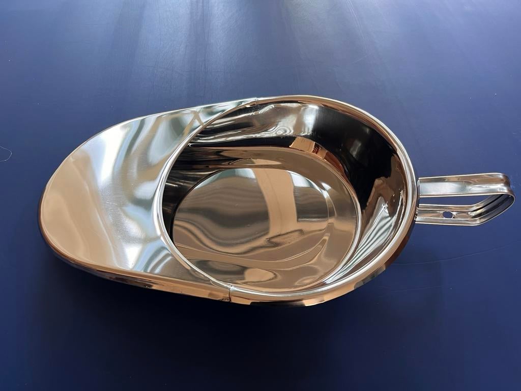Bedpan ovaal RVS ondersteek po schuitje, Diversen, Ophalen of Verzenden, Zo goed als nieuw