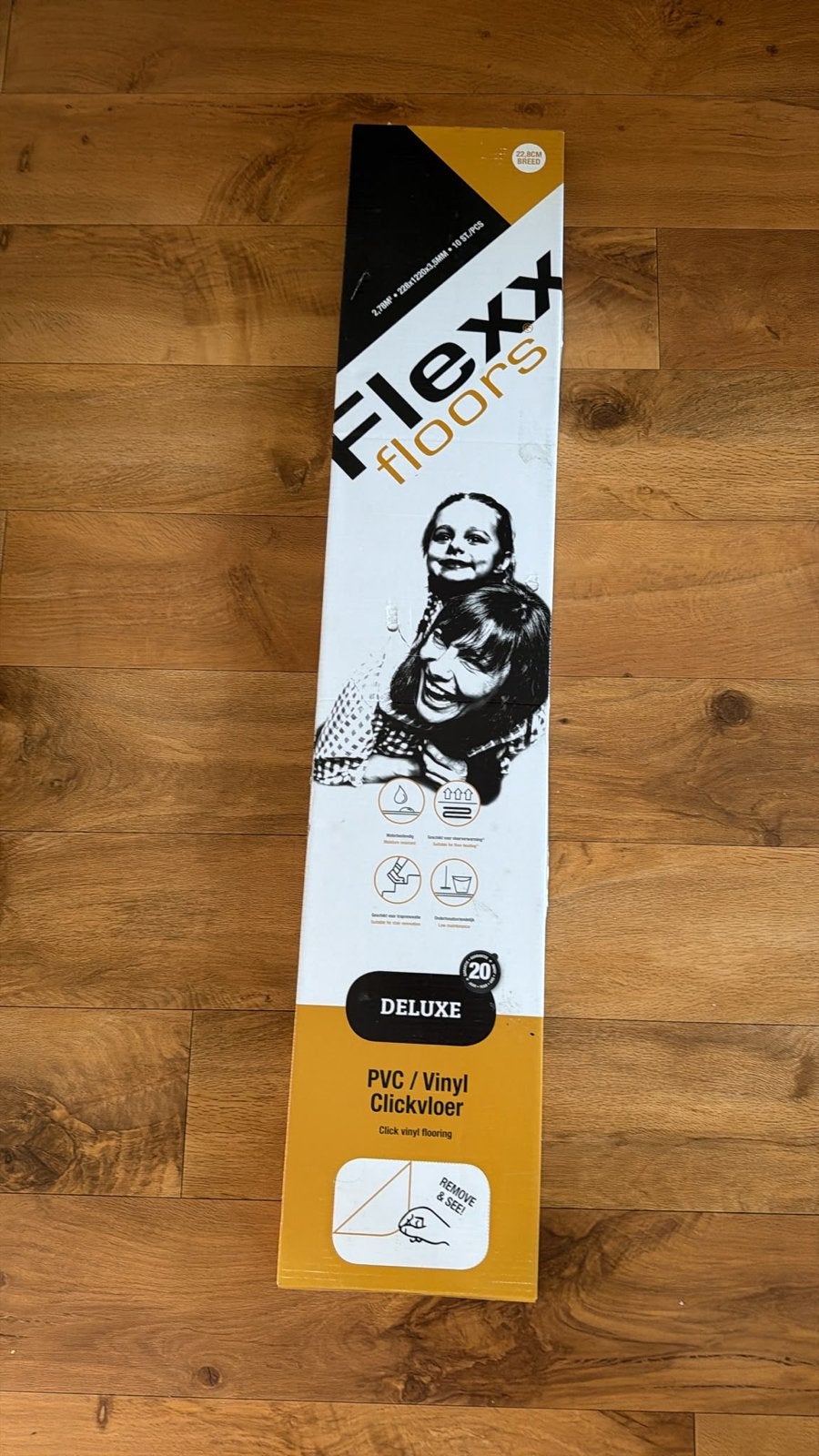 Nieuw Flexxfloors Klik Deluxe PVC Sunny 2,8 m², Ophalen, Kunststof, Overige typen, Nieuw