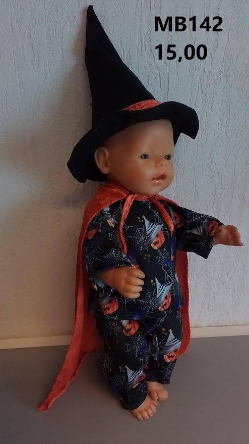 Poppenkleertjes baby born. Set Halloween . Op is op. KiKa., Ophalen of Verzenden, Nieuw, Babypop