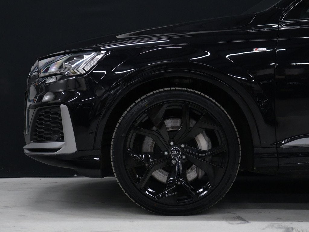 Audi Q7 55 TFSI e quattro S Line [SCHUIFKANTELDAK, BANG & OL, Automaat, Gebruikt, 2995 cc, Zwart