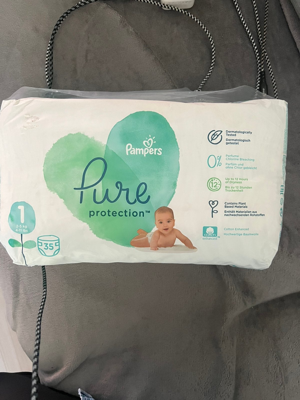 Luiers van pampers 35 stuks  maat 1, Ophalen of Verzenden, Nieuw