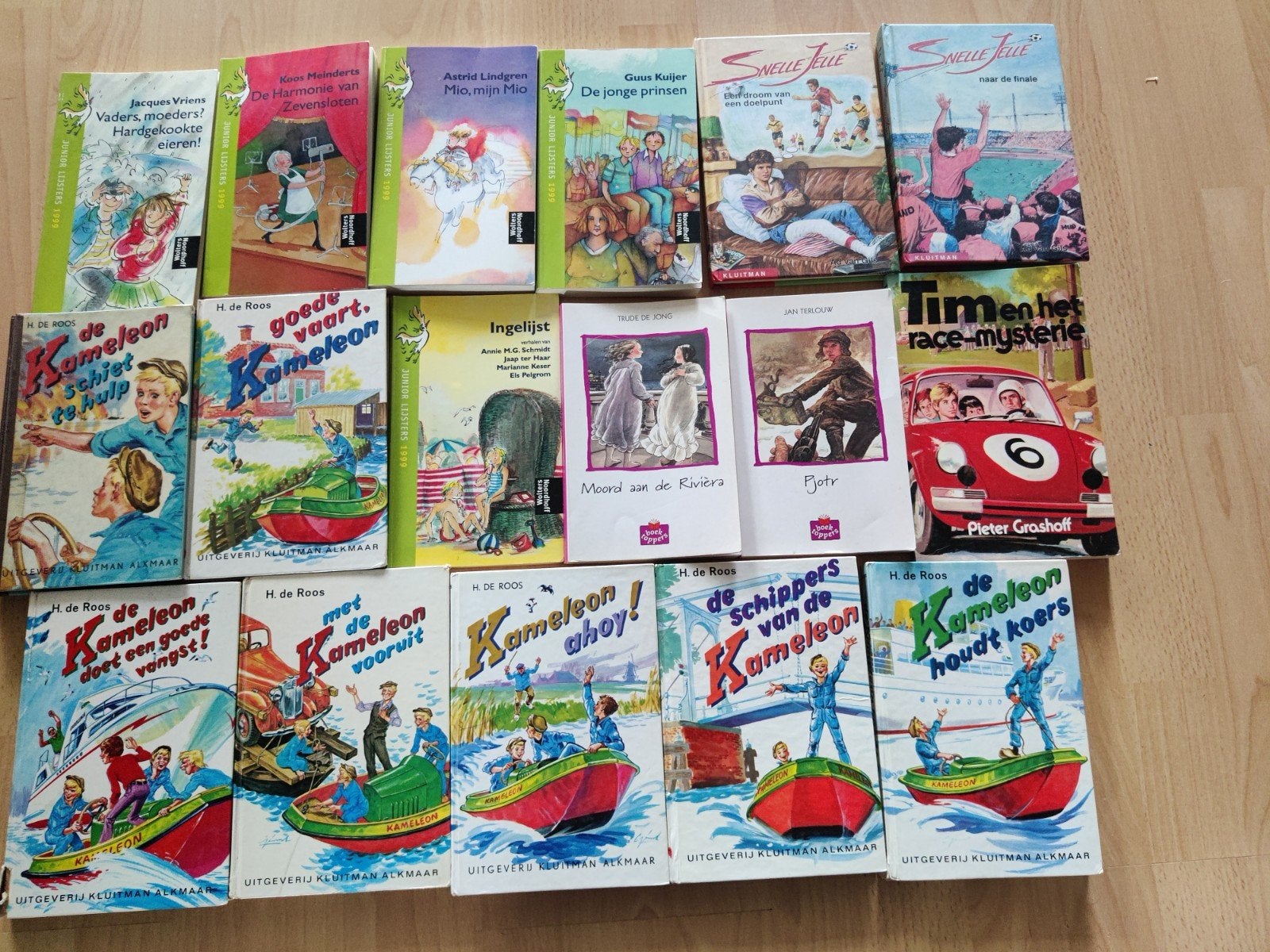 Serie kinderboeken
De Kameleon houdt koers
De schippers van, Ophalen, Gelezen, H. de Roos