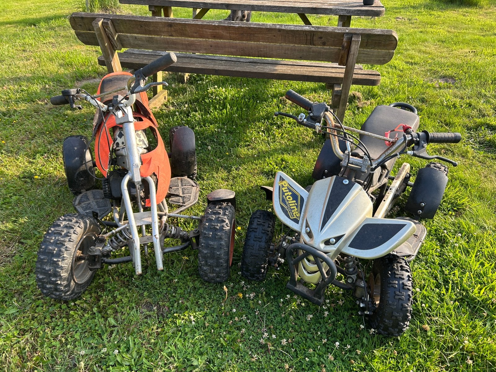2x 50cc quad als hobby project, Fietsen en Brommers, Ophalen, Gebruikt, Overige typen, 50 cc
