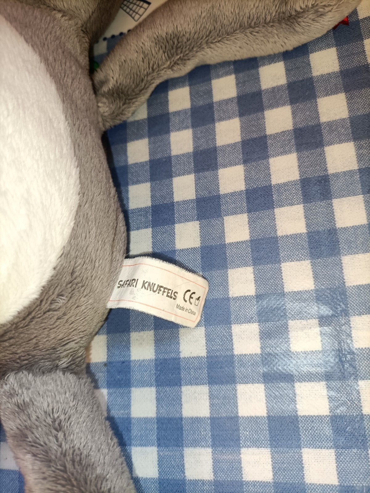 Safari neushoorn knuffel 39 cm groot, Ophalen of Verzenden, Zo goed als nieuw, Overige typen