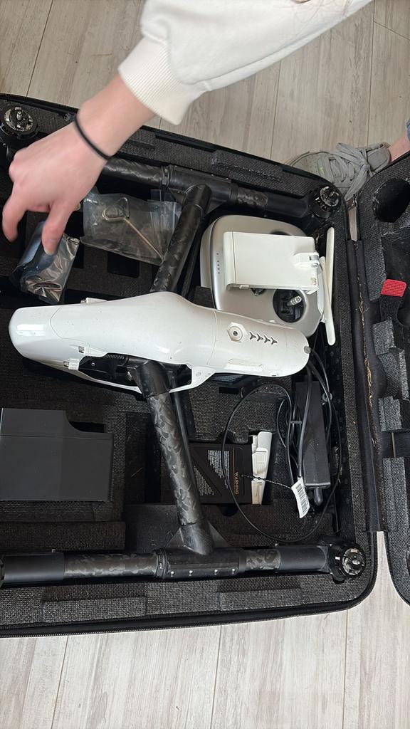 DJI Inspire 1 drone met 2 accu's, Audio, Tv en Foto, Drones, Ophalen, Gebruikt, Extra accu('s), 15 tot 30 minuten