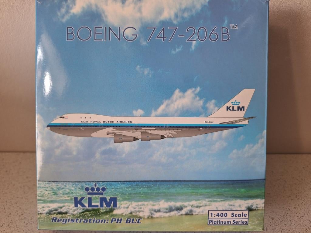 KLM B- 747-206B model., Verzamelen, Ophalen of Verzenden, Zo goed als nieuw, Schaalmodel