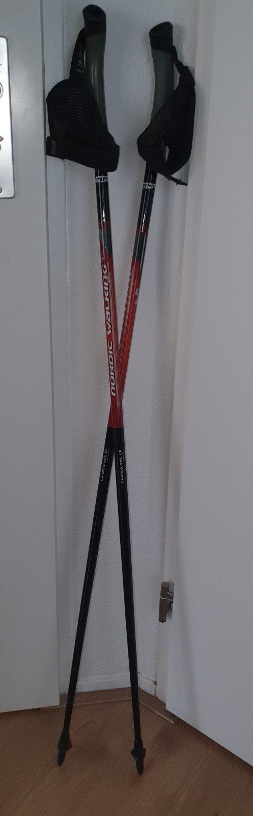 Nordic Walking stokken - Carbon 50%, Sport en Fitness, Ophalen, Wandelstok
