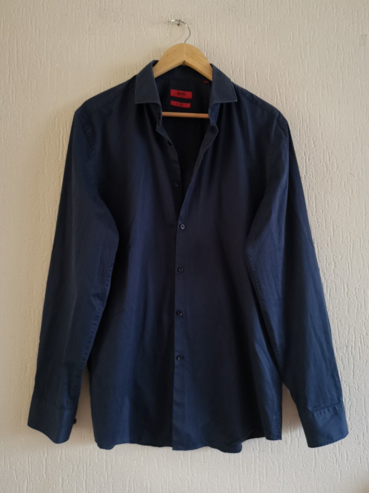 Hugo Boss overhemd, Zo goed als nieuw, Hugo Boss, Halswijdte 43/44 (XL), Verzenden