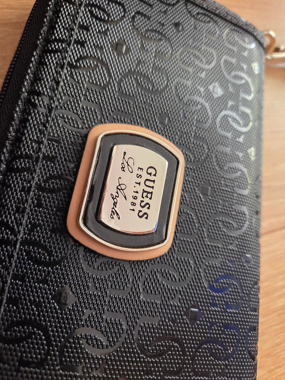 Guess clutch, Sieraden, Tassen en Uiterlijk, Portemonnees, Ophalen of Verzenden, Zwart, Guess