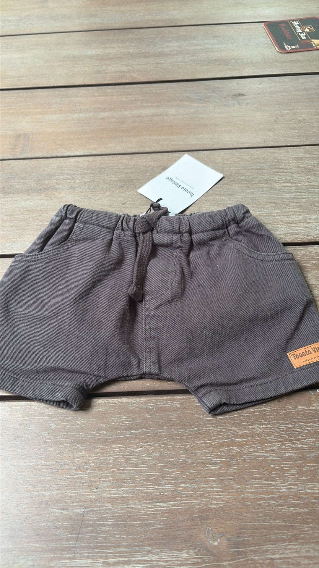 Nieuw korte broek maat 62 merk Tocoto Vintage, Ophalen of Verzenden, Nieuw, Jongetje of Meisje, Broekje