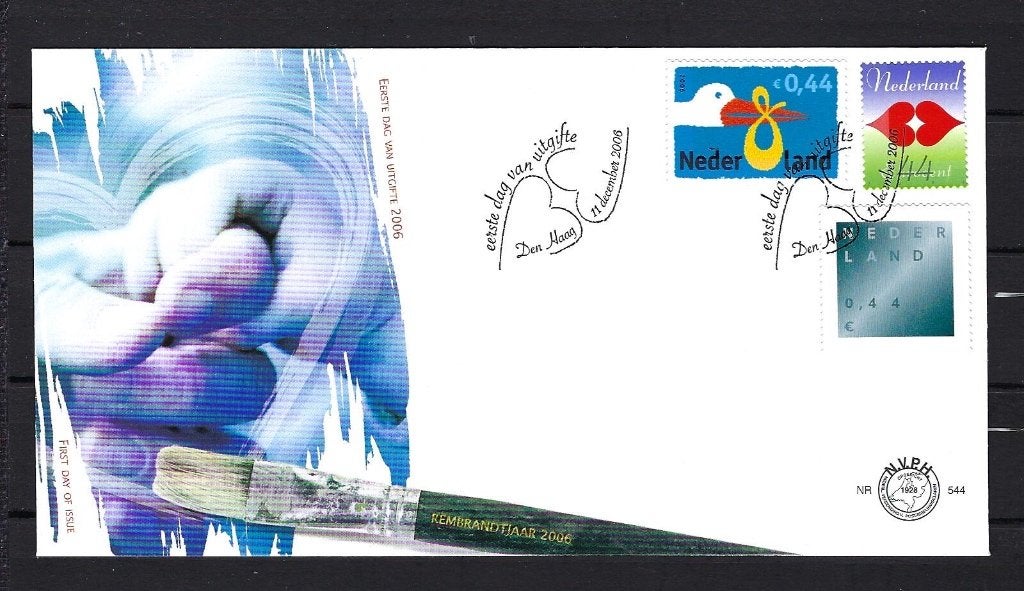 FDC NVPH E544 onbeschreven, Ophalen of Verzenden, Onbeschreven, Nederland