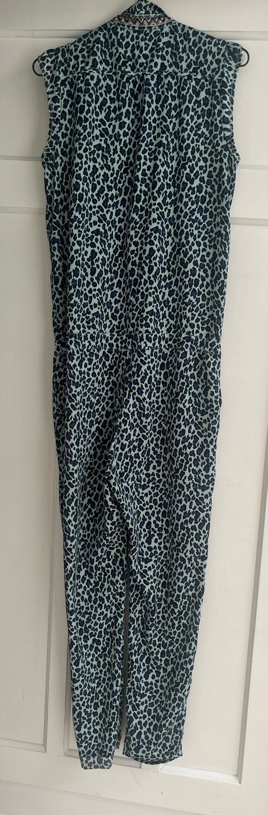 Maison Scotch jumpsuit met luipaardprint ibiza stijl 1 36 S, Ophalen of Verzenden, Zo goed als nieuw, Maat 36 (S), Blauw