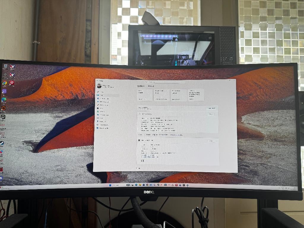 PC gamer (simracing mainly) + monitor (See description), Ophalen, 1 speler, Racen en Vliegen, Zo goed als nieuw