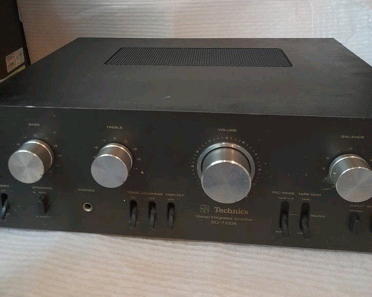 Vintage versterker technics su-7100k met 2 boxen Philips, Audio, Tv en Foto, Stereo-sets, Ophalen of Verzenden, Gebruikt, Overige merken