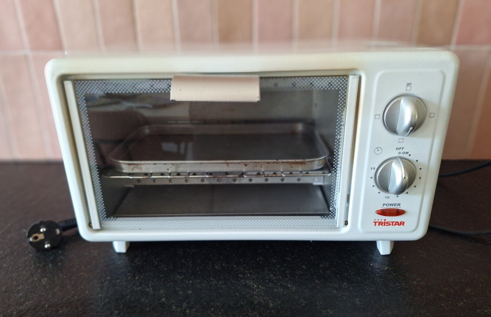 Oventje Tristar - bijv. ideaal voor op de camping, Witgoed en Apparatuur, Ovens, Minder dan 45 cm, Minder dan 45 cm, Hete lucht