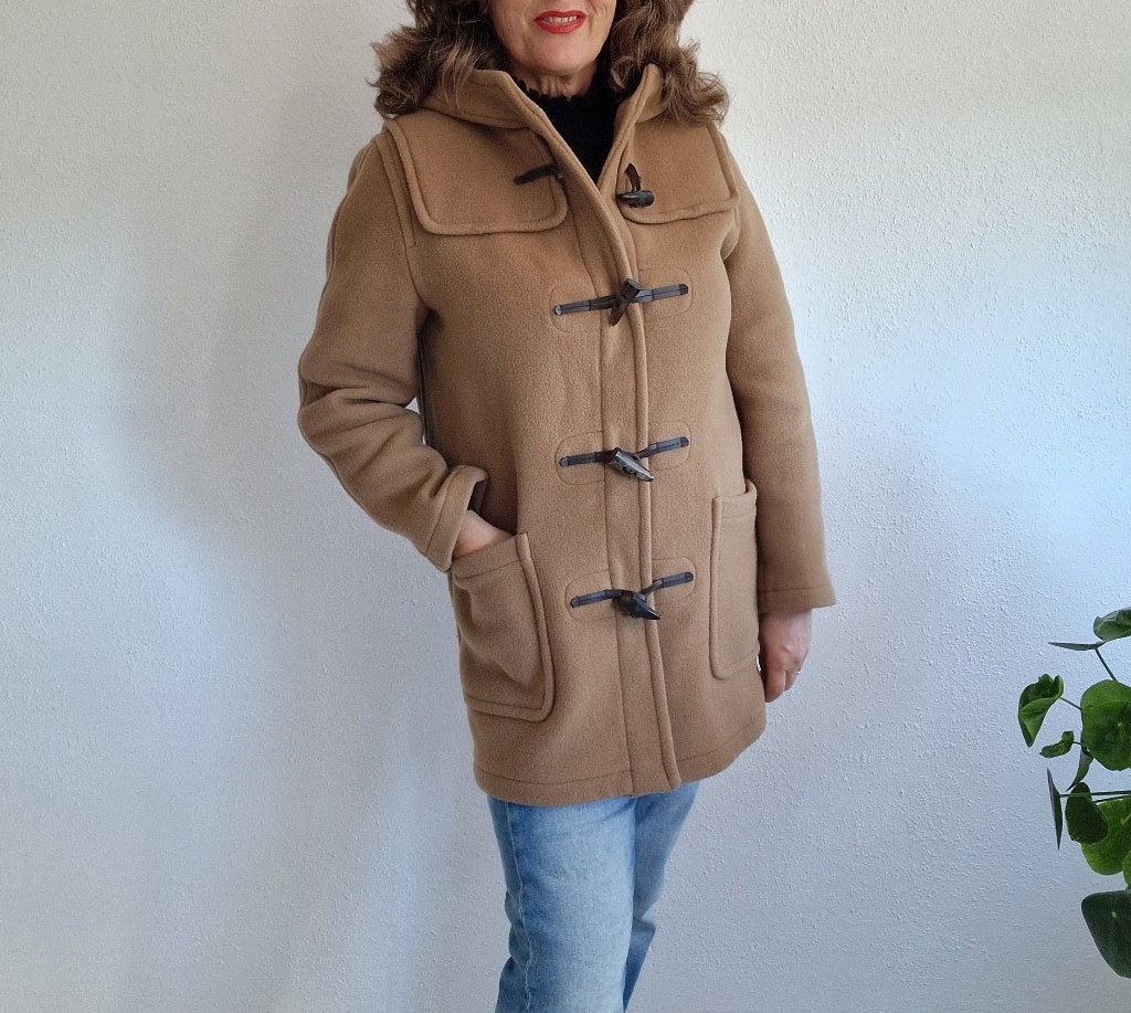 Gloverall duffelcoat | Maat 38 | Camel |, Maat 38/40 (M), Nijmegen, Beige, Verhip-vintage.nl