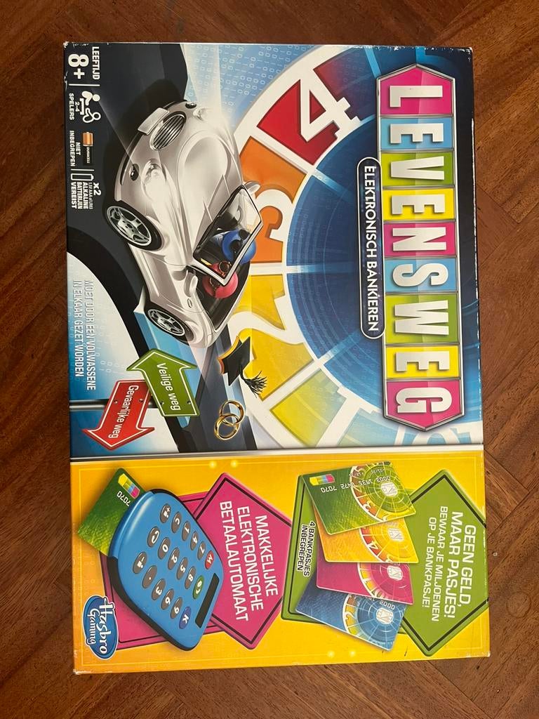 Levensweg (hasbro gaming), Drie of vier spelers, Ophalen, Gebruikt, Hasbro Gaming