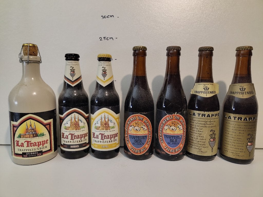 La Trappe Trappistenbier flessen - 6 stuks, Verzamelen, Biermerken, Ophalen of Verzenden, Gebruikt, Flesje(s), La Trappe