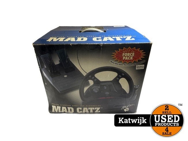 Mad Catz racing stuur met pedalen | nette staat!, Spelcomputers en Games, Playstation, Zo goed als nieuw, Support@playstation.com