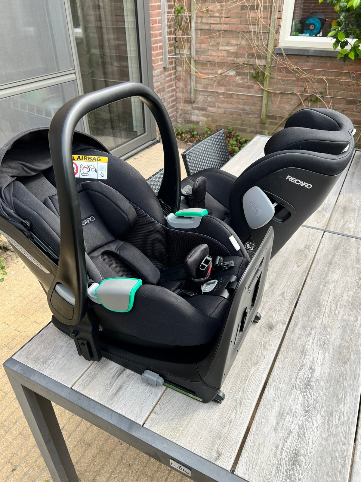 Recaro avan, kio + base, Ophalen, Zo goed als nieuw, Overige merken, Isofix