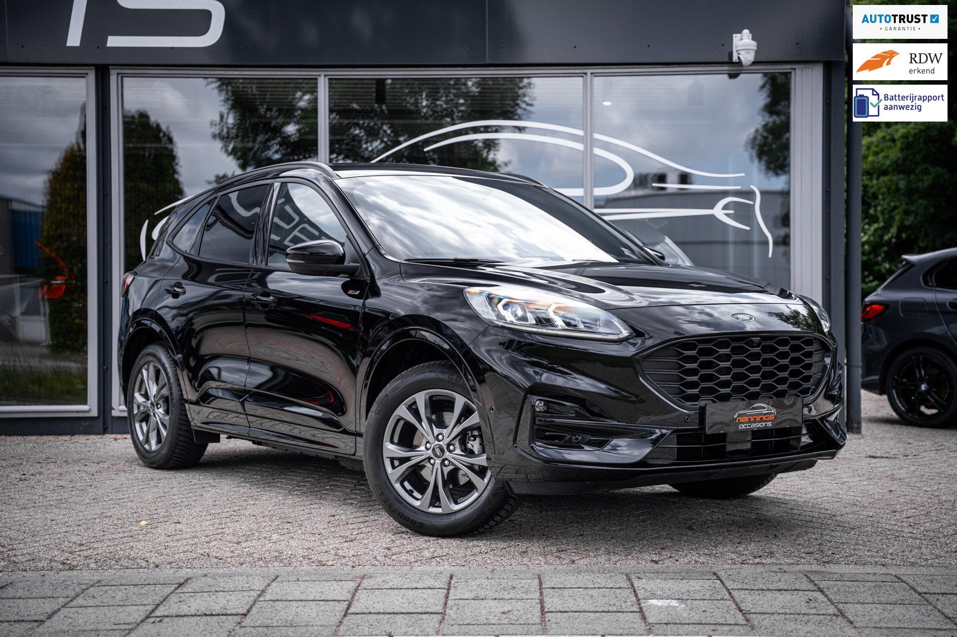 Ford Kuga 2.5 PHEV ST-Line X|93%SOH|Winterpacket|Technologie, Adaptive Cruise Control, 14 kWh, Gebruikt, Zwart