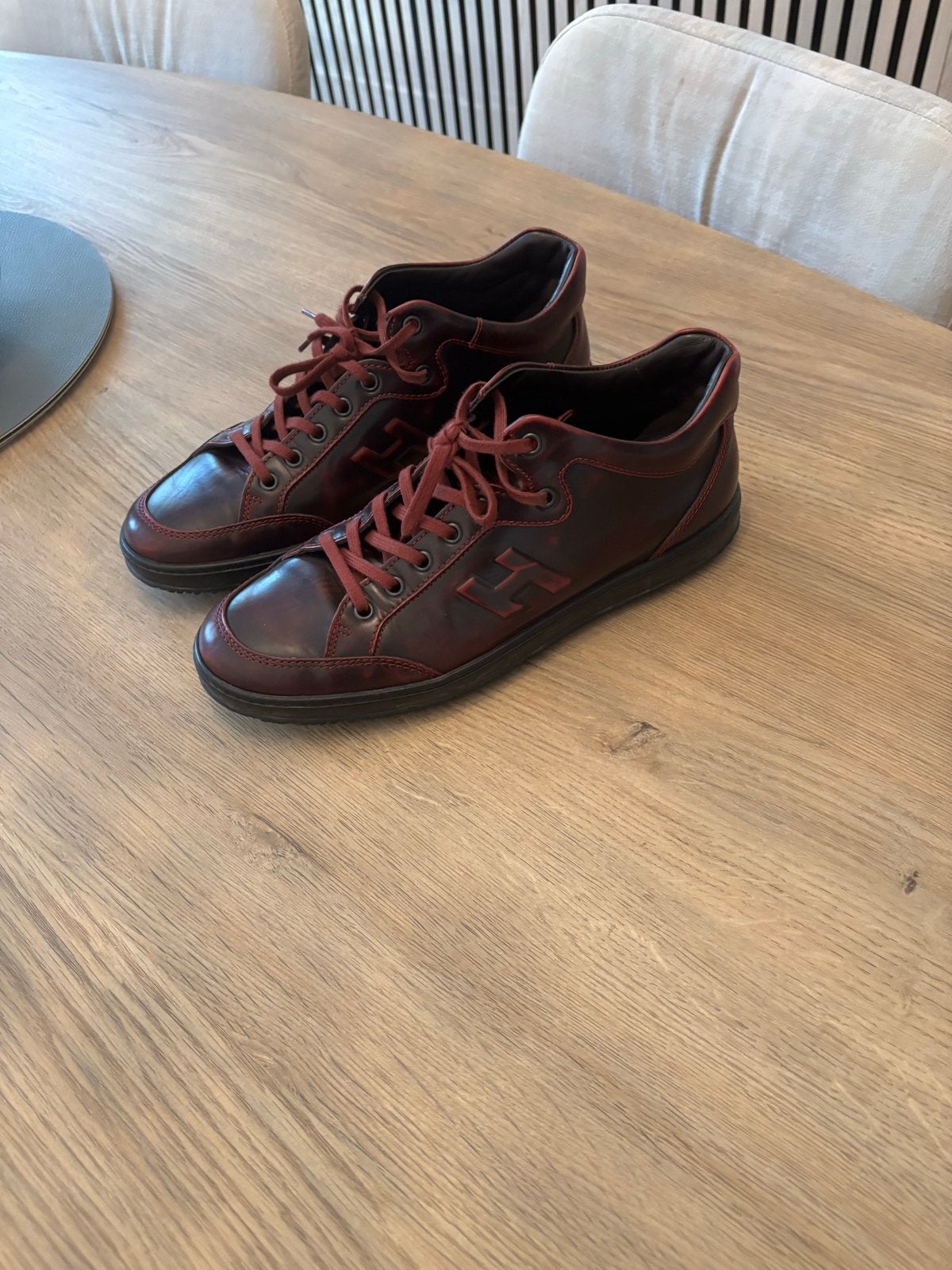Hogan heren schoenen maat 42 - Zo goed als nieuw, Ophalen of Verzenden, Zo goed als nieuw, Bruin, Sneakers of Gympen
