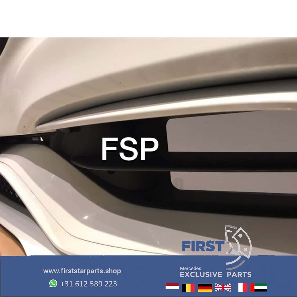 W205 FACELIFT C63 AMG VOORBUMPER + GT GRIL WIT Mercedes C Kl, Gebruikt, -, Voor, Ophalen of Verzenden