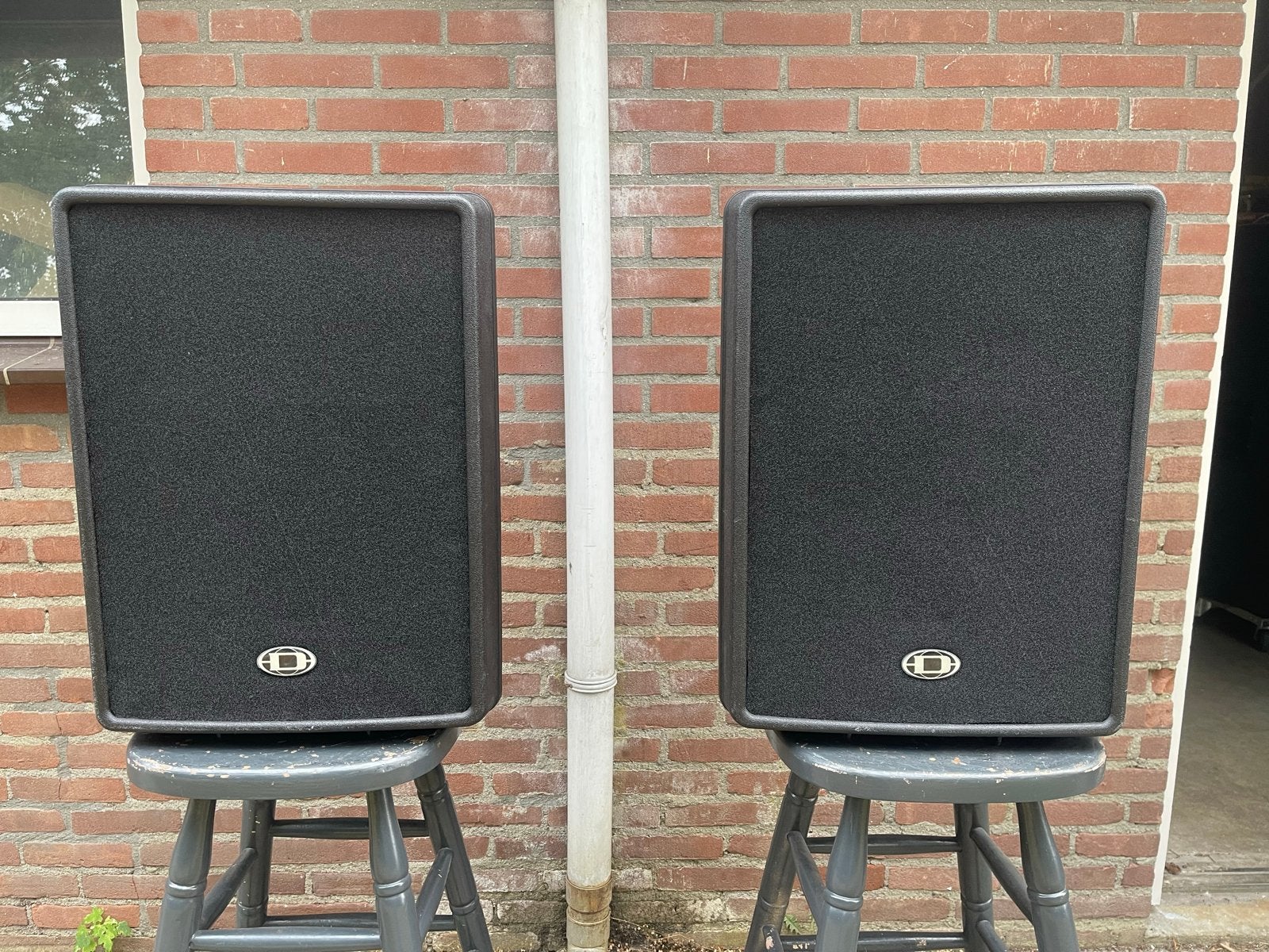 Dynacord D12 speakerset - origineel en in goede staat, Gebruikt, Speakerset, Ophalen, 150 watt of meer