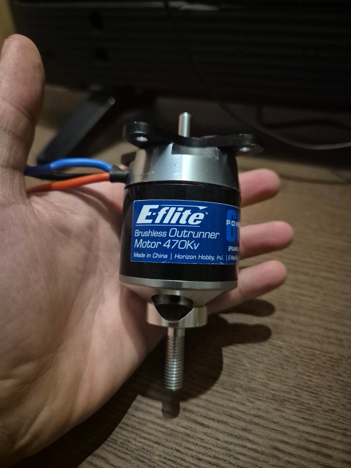 Eflite60 Brushless Outrunner Motor 470Kv voor rc MET WERK, Ophalen of Verzenden, Gebruikt, Onderdeel