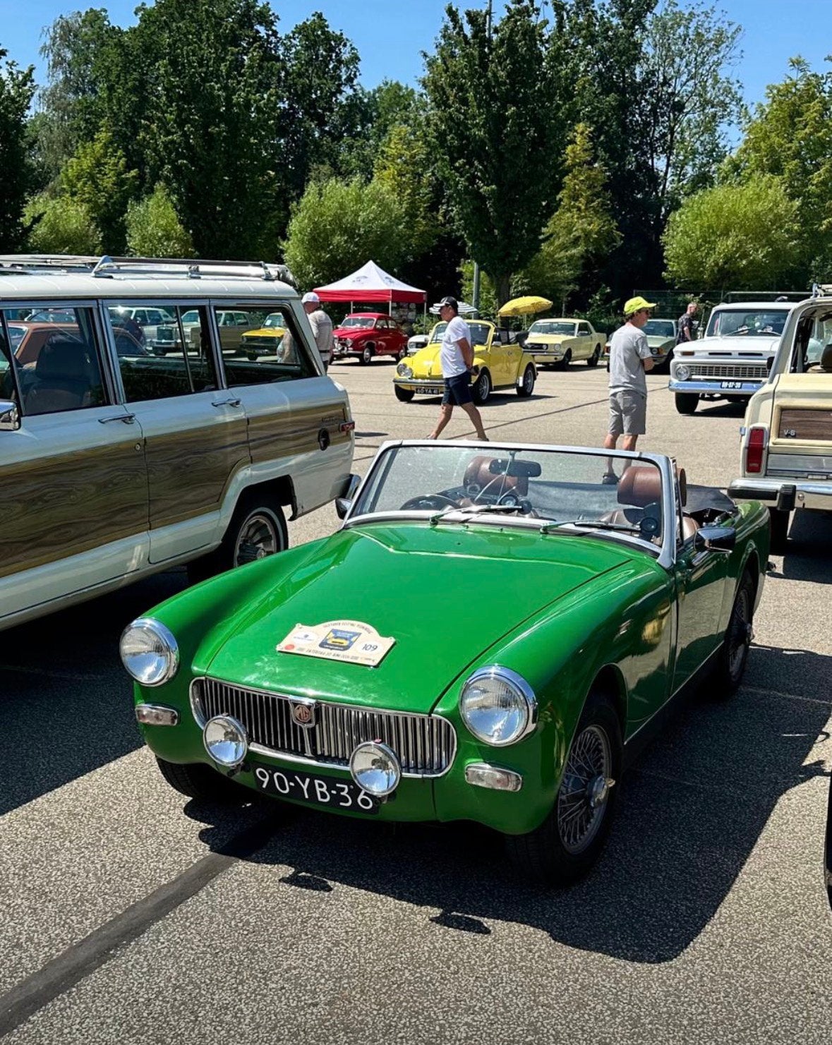 MG Midget 1275 RWA 1974 te koop, Auto's, Cabriolet, Bruin, Handgeschakeld, Particulier