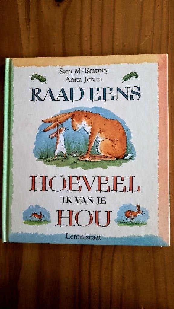 Sam McBratney, Raad eens hoeveel ik van je hou, Ophalen of Verzenden, Zo goed als nieuw, Sam McBratney en Anita Jeram, Prentenboek