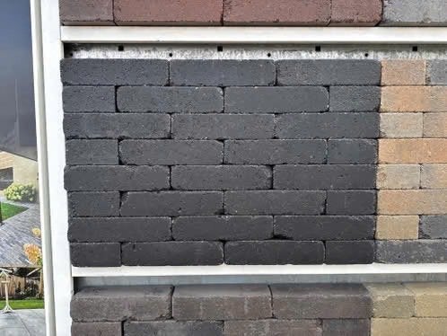 stonique trommel dikformaat xl 28x7x8 cm antraciet, Klinkers, Nieuw, Ophalen of Verzenden, 10 m² of meer