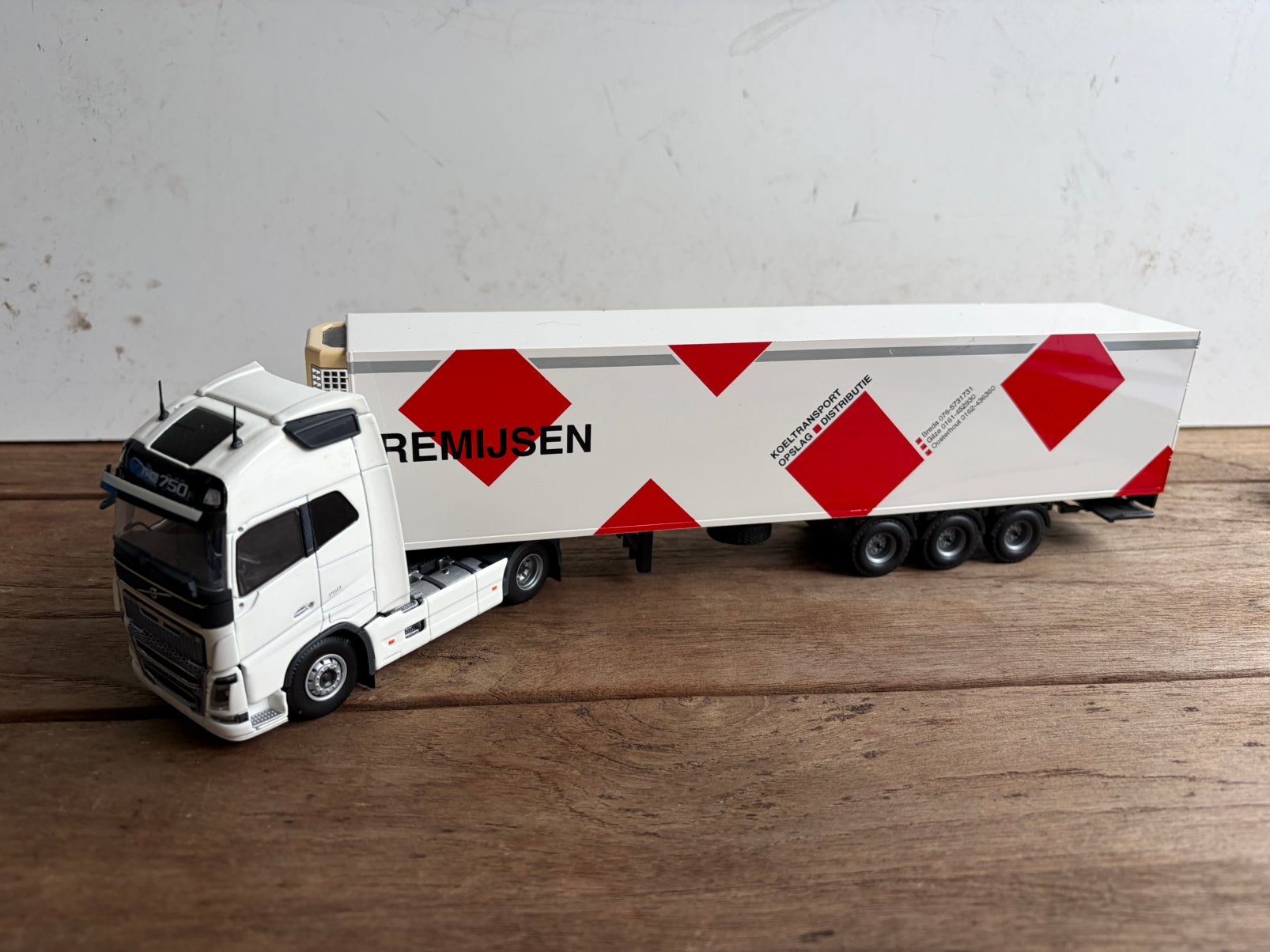 TEKNO VOLVO FH16 REMIJSEN, Hobby en Vrije tijd, Ophalen of Verzenden, Zo goed als nieuw, Bus of Vrachtwagen, Tekno