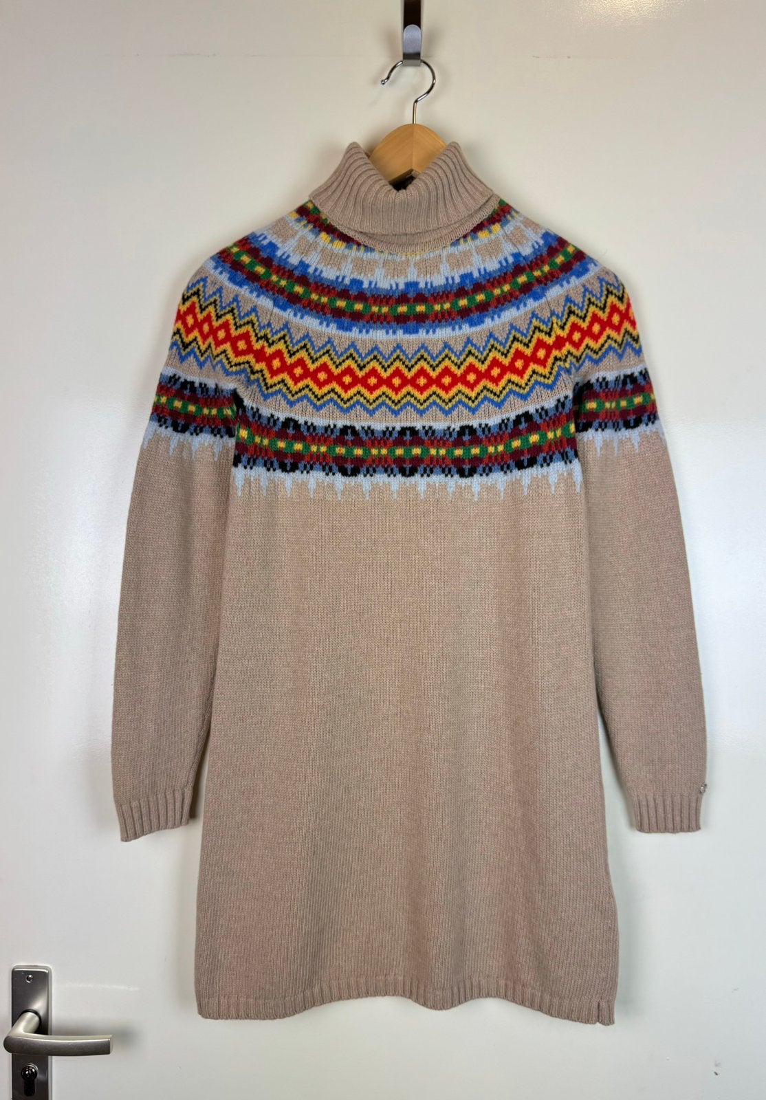 GUCCI Fair Isle Wool Jumper Dress Pullover Sweater Girl 12Y, Verzenden, Zo goed als nieuw, Maat 34 (XS) of kleiner, Meerkleurig