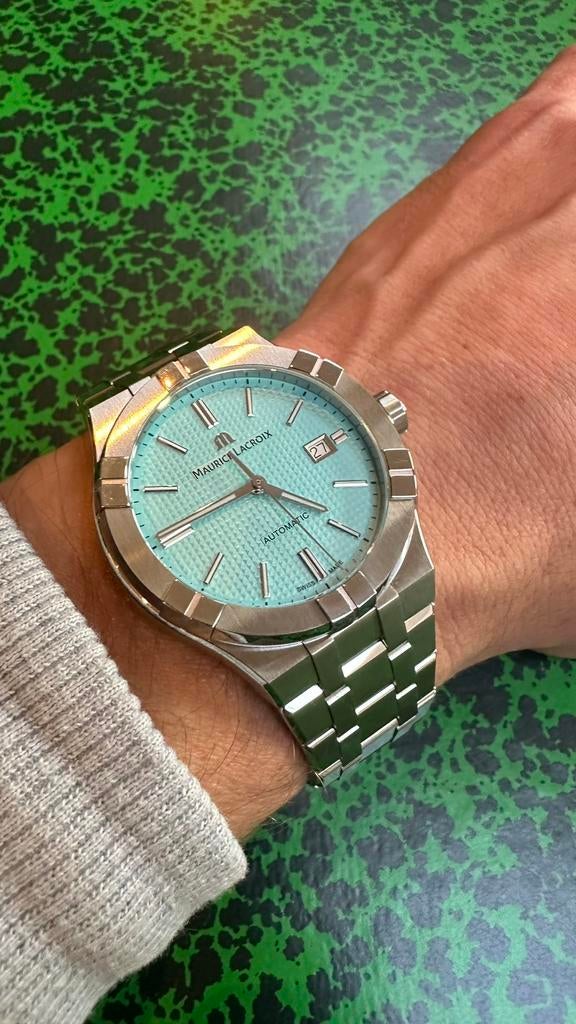 Maurice Lacroix Aikon Limited, Staal, Staal, Polshorloge, Zo goed als nieuw