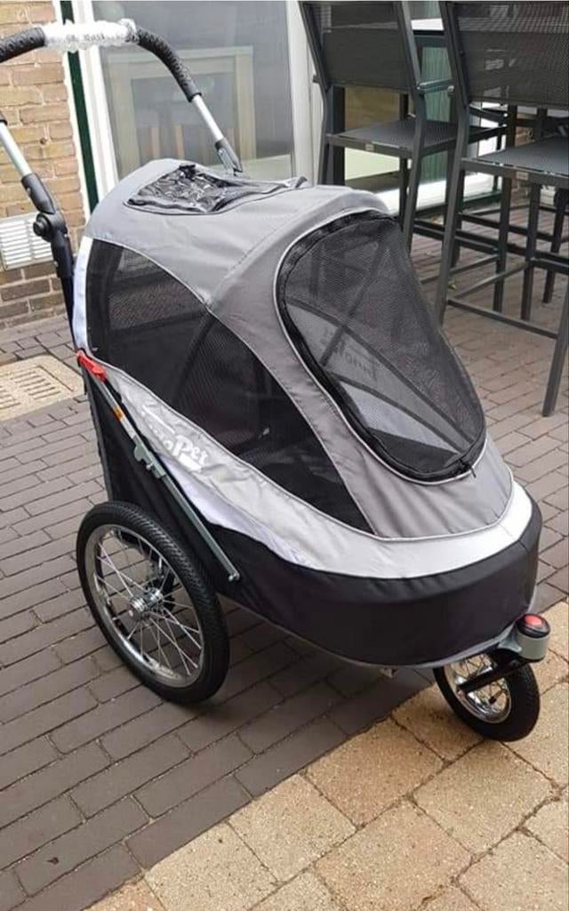 Innopet hondenfietskar, trailer de luxe., Dieren en Toebehoren, Ophalen, Zo goed als nieuw