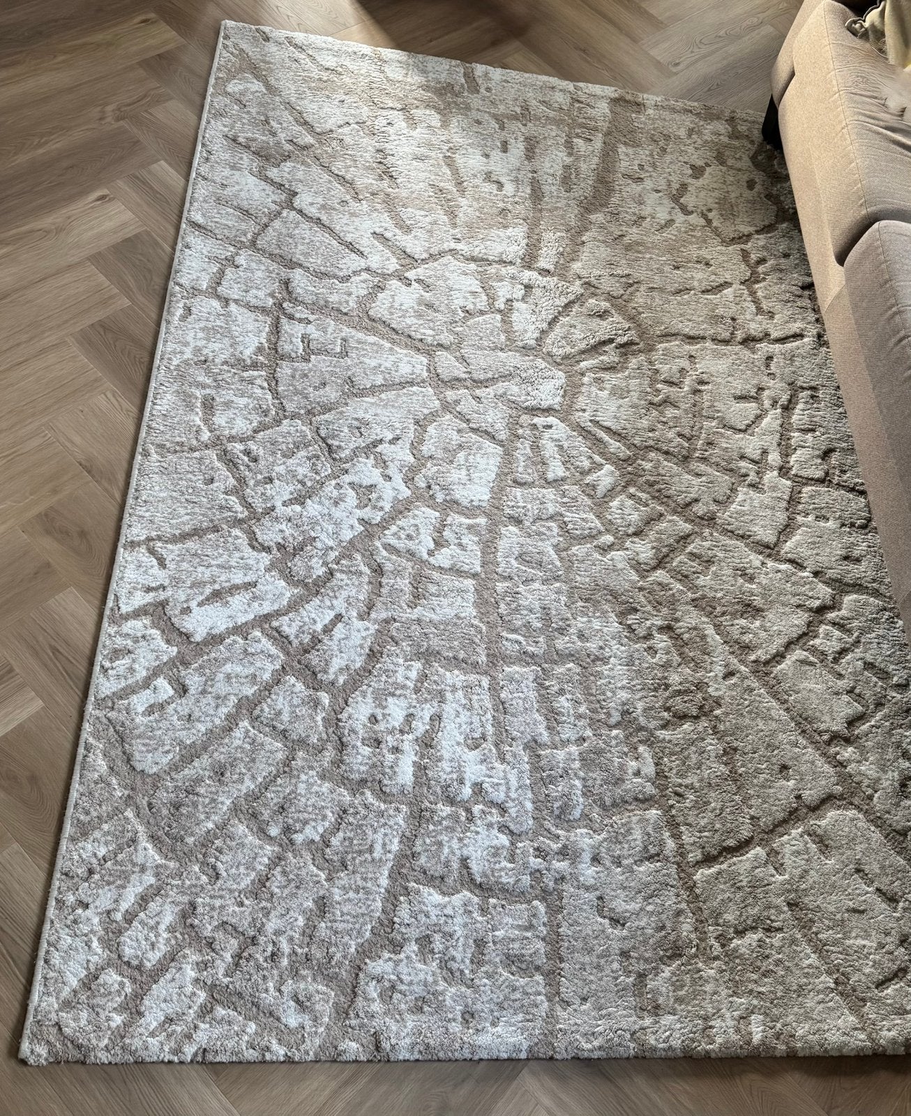 SiEla Teppich Forte Collection vloerkleed 230x160, Ophalen, Beige, 200 cm of meer, Zo goed als nieuw