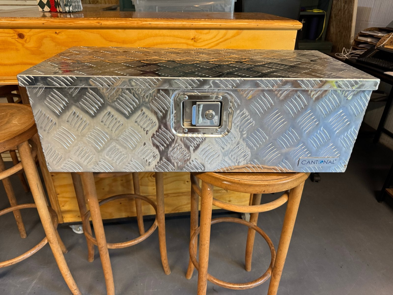 Aluminium traanplaat disselkist/gereedschapskist, Ophalen, Nieuw