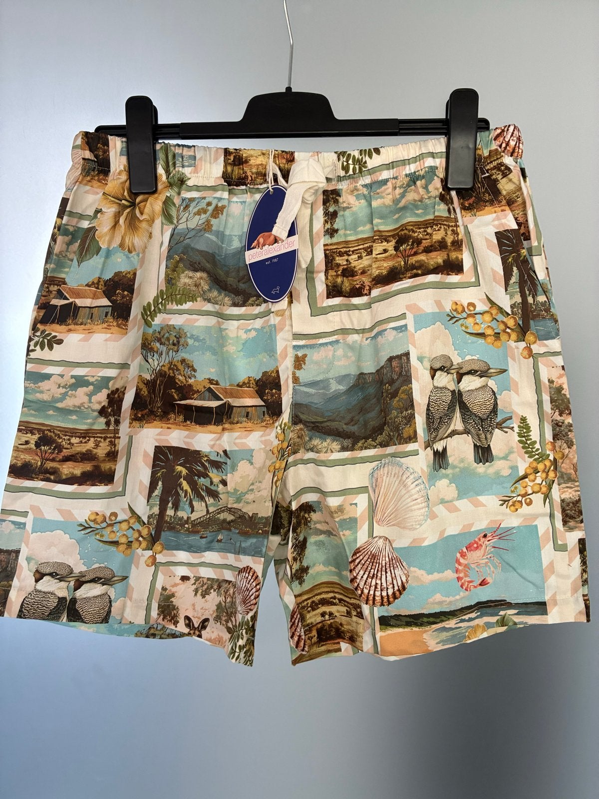 Peter Alexander “Post Card”Mid Short,  L , nieuw (69,95), Ophalen of Verzenden, Nieuw, Meerkleurig, Zwembroek of Short