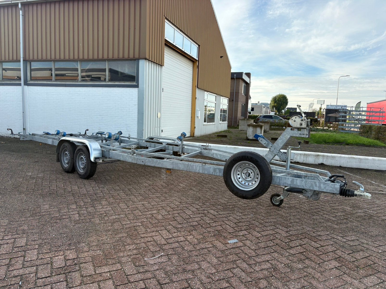 Vlemmix 3500 kg boot trailer tandemasser, Watersport en Boten, Gebruikt, 6 tot 9 meter, Overige typen, Ophalen of Verzenden
