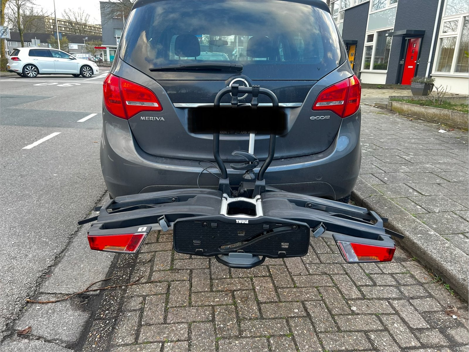 Thule easyfold XT933 fietsendrager, Auto diversen, Ophalen, Zo goed als nieuw, Trekhaakdrager