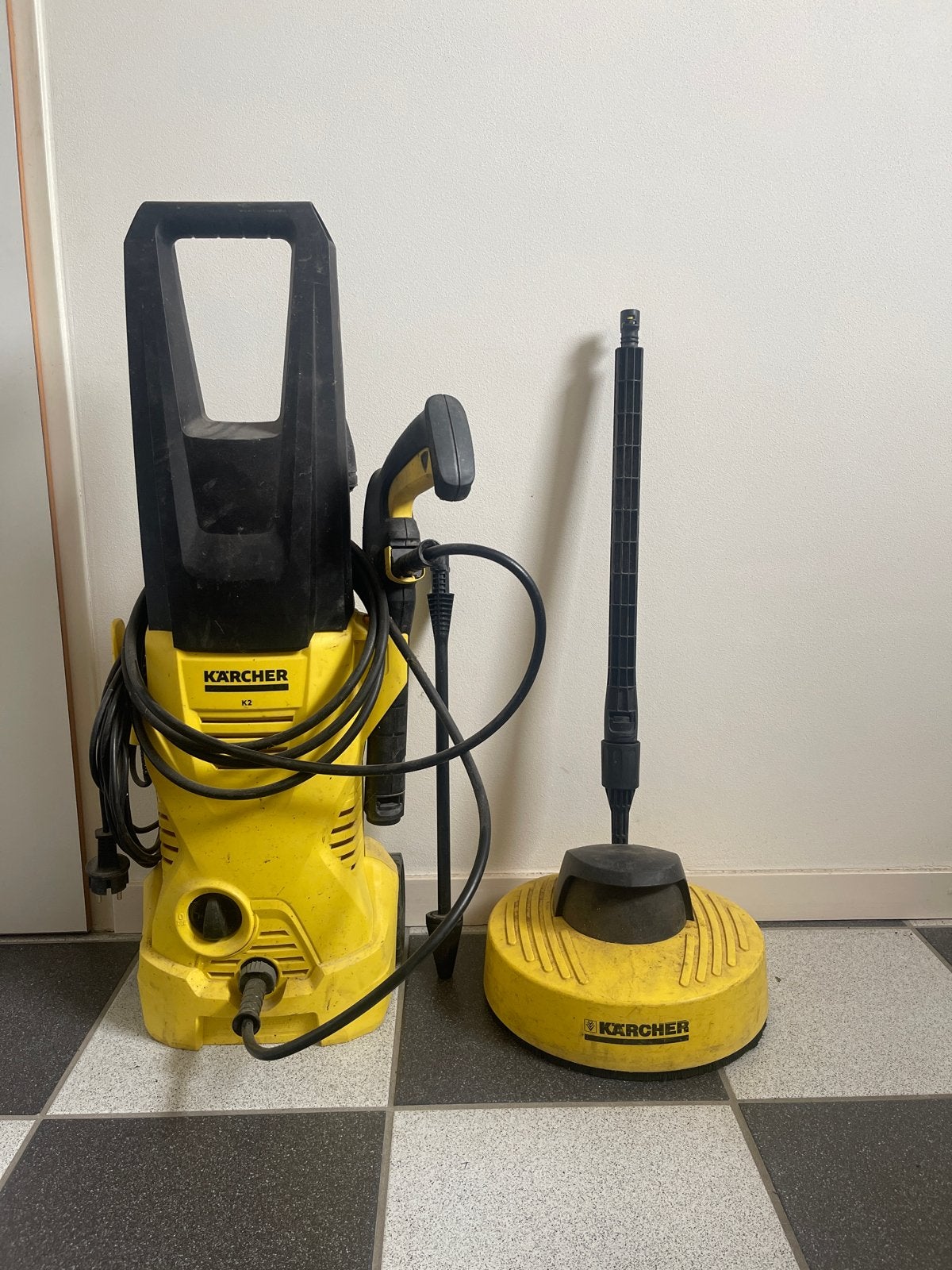 Kärcher K3 Hogedrukreiniger met Terrasreiniger, Ophalen, Gebruikt, Elektrisch